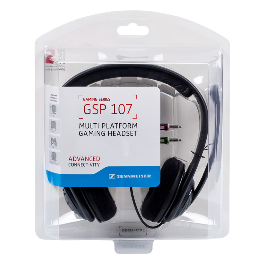 Tai Nghe Có Dây Chụp Tai On-ear Sennheiser GSP 107 - Hàng Chính Hãng