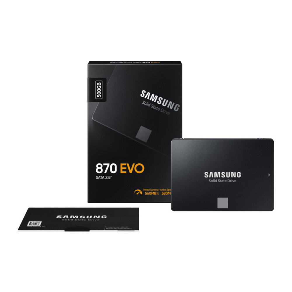 Ổ cứng SSD Samsung 870 EVO SATA III 2.5&quot; SSD 500GB ( MZ-77E500BW ) - Hàng Chính Hãng