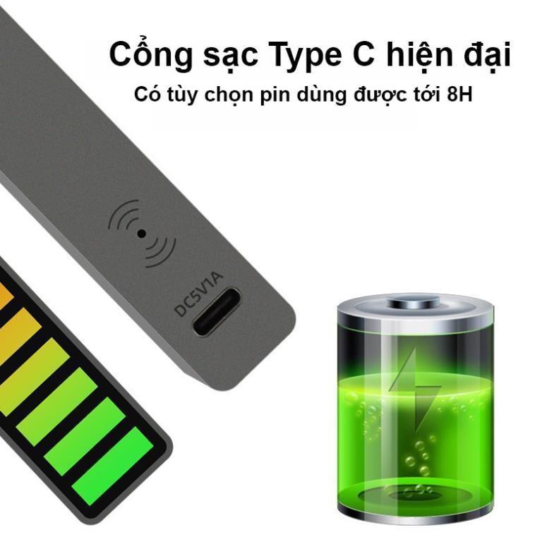 Thanh Đèn Led RGB nháy theo nhạc, Đèn Led cảm biến âm thanh quay clip Tiktok triệu view Có app điều khiển,Pin sạc