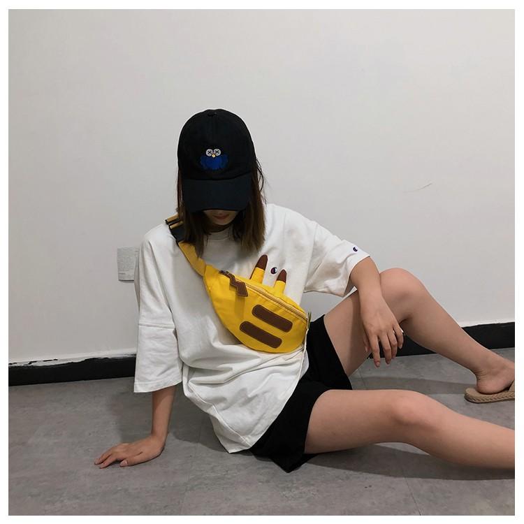 Túi đeo chéo túi đeo bao tử nam nữ hottrend PopoPanda T011_02
