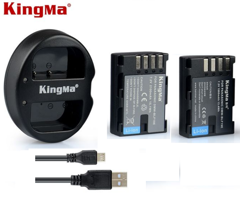 Pin Kingma Cho Máy Ảnh Panasonic BLF19E 1960 mAh - Hàng Nhập Khẩu