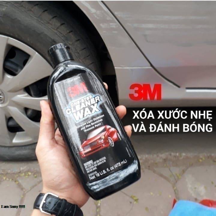 Chai đánh bóng phá xước 3M one step cleaner wax pn39006