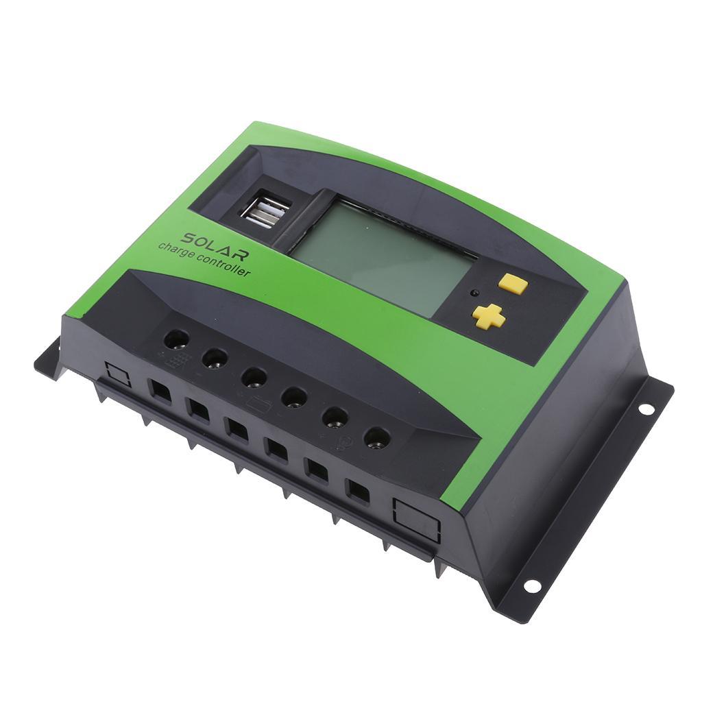 LCD Display Solar Panel Regulator Charge Controller Saving Energy 12V,40A