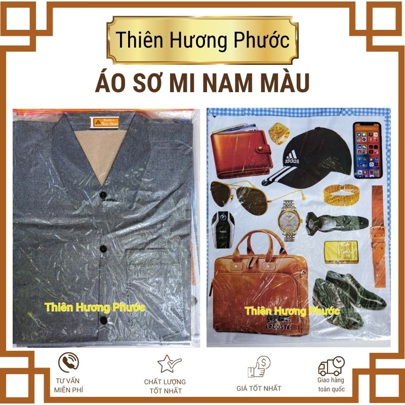 Quần áo sơ mi màu ông cao cấp