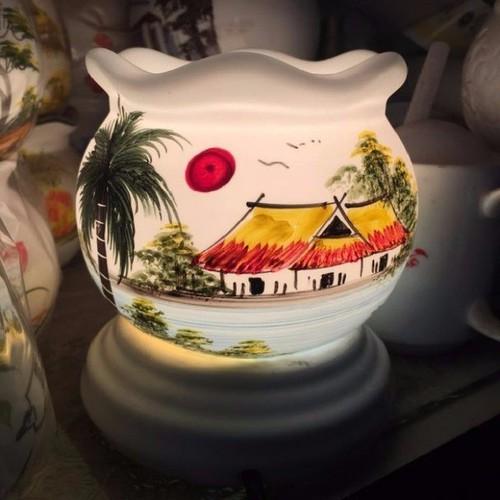 ĐÈN XÔNG TINH DẦU MẪU TRÒN