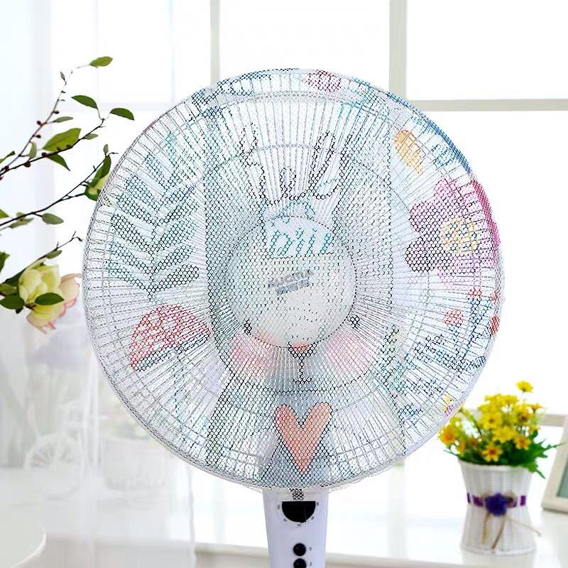 Lưới Bọc Quạt An Toàn Cho Bé K Cản gió - Túi Bọc Quạt Loại Tốt - Có Dây Rút Tùy Chỉnh, Trùm Quạt đủ size từ 35 - 50cm