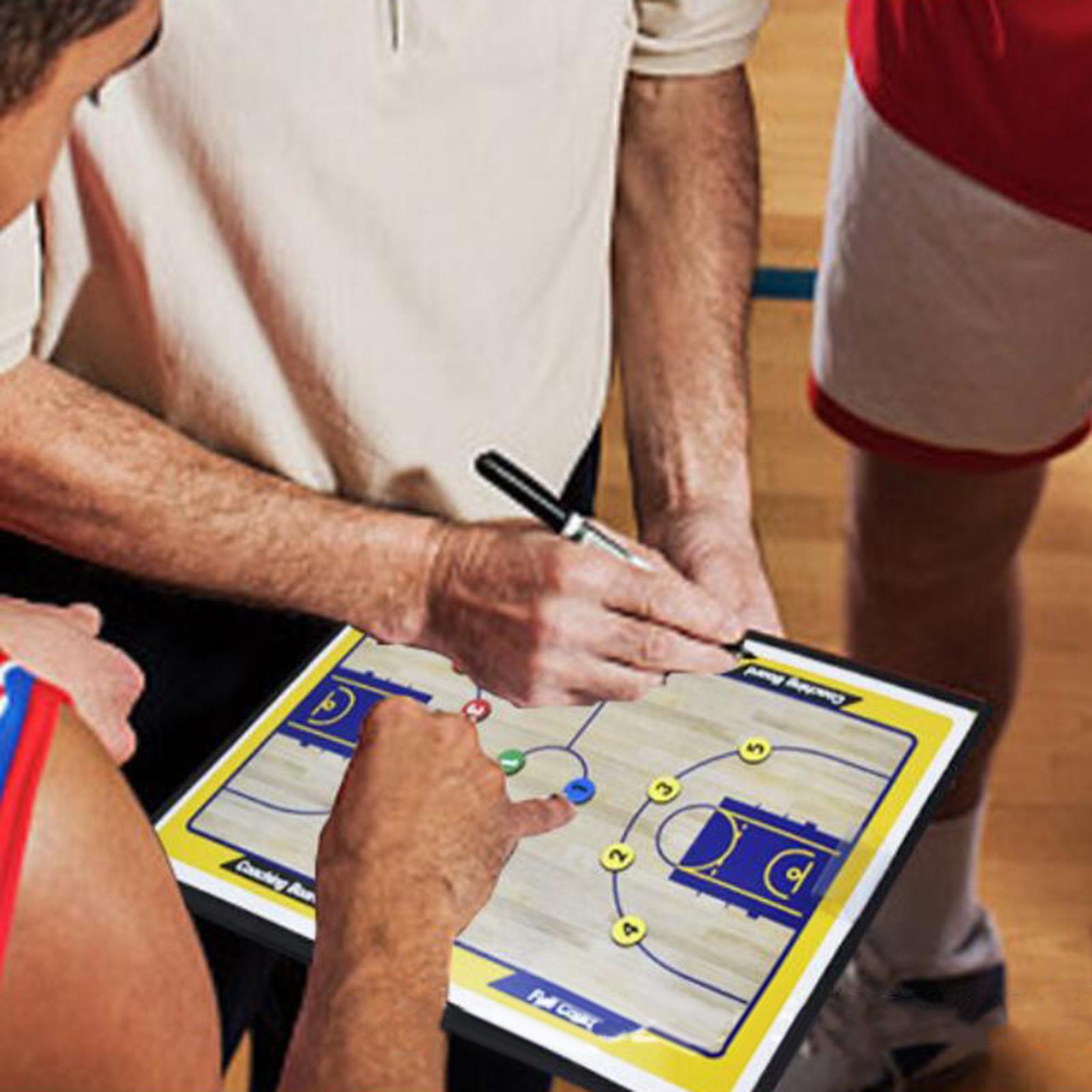 Basketball Professional Strategy Board with Erasable Marker