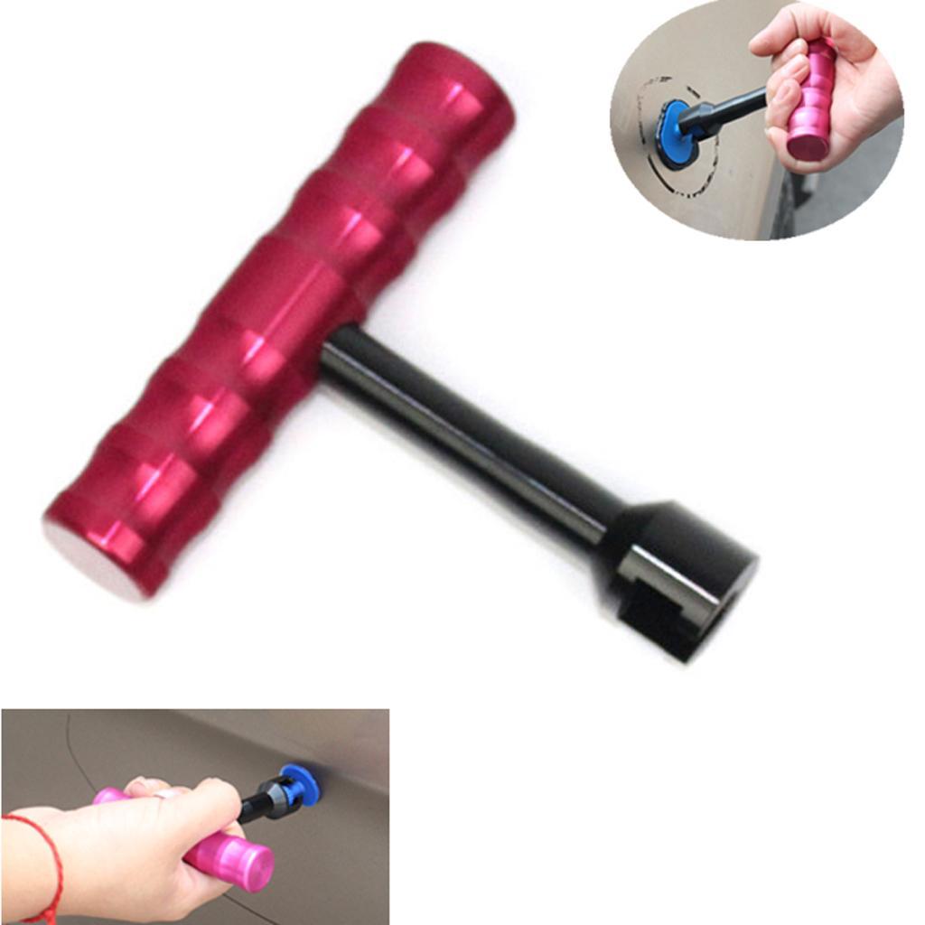 Car Body Paintless T-Bar Dent Repair Hail Puller Lifter Removal Repair Kit