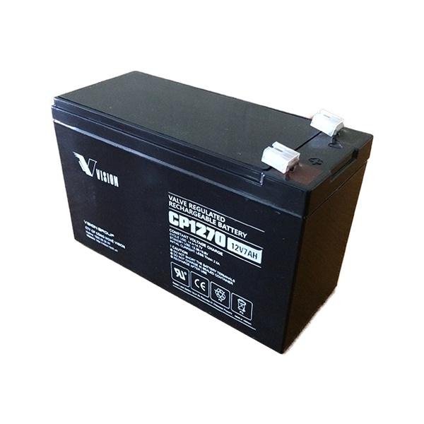 Ắc Quy Vision 12V-7Ah CP1270 - Chuyên Dùng Cho Nguồn Dự Phòng (UPS, Inverter,..)