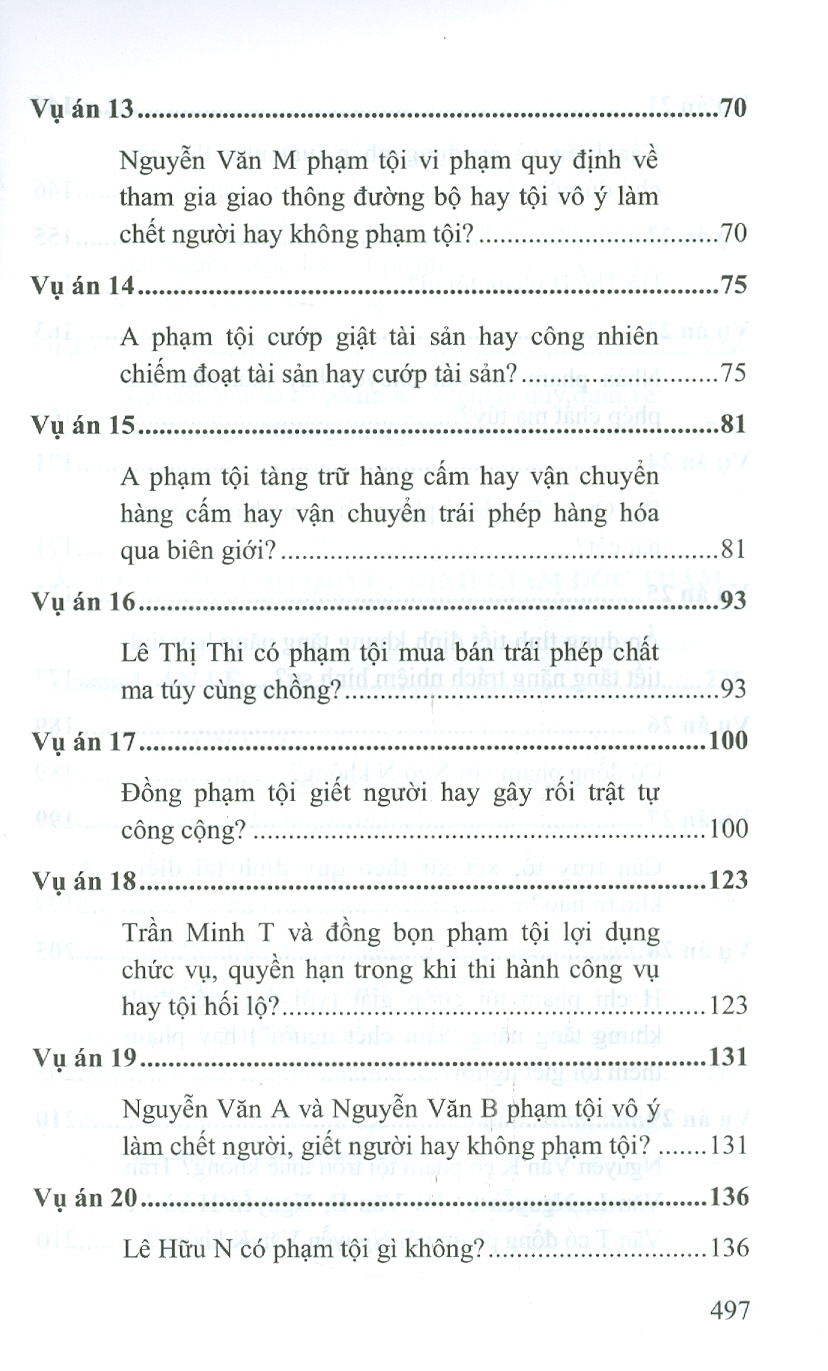 Bình Luận Án Hình Sự Phức Tạp, Có Nhiều Quan Điểm Khác Nhau Trong Quá Trình Tiến Hành Tố Tụng Và Một Số Án Lệ, Quyết Định Giám Đốc Thẩm (Tái bản lần thứ nhất, có sửa đổi, bổ sung) (Sách Chuyên Khảo)