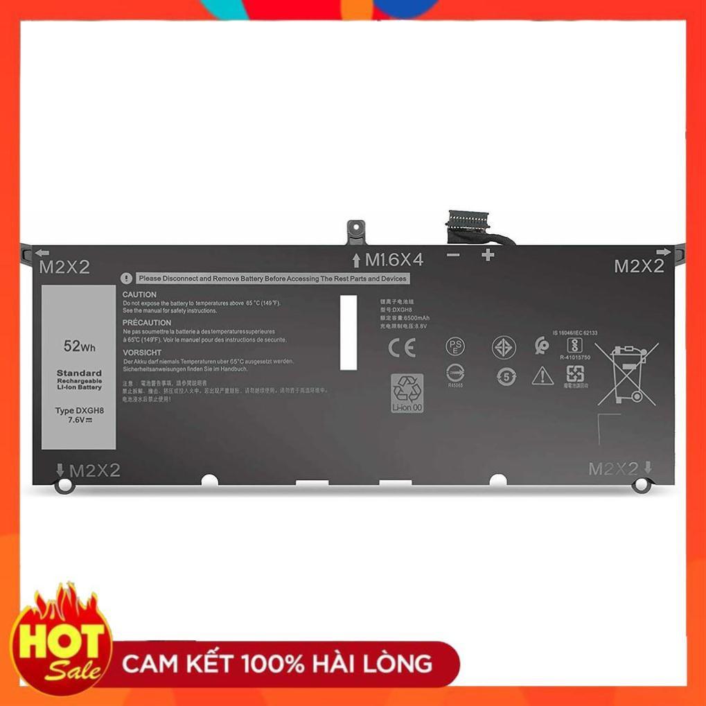 Pin Xịn (Battery) Dùng Cho Laptop Dell Xps 13 9370 9380 7390 7391 7490 3301 DXGH8 Original