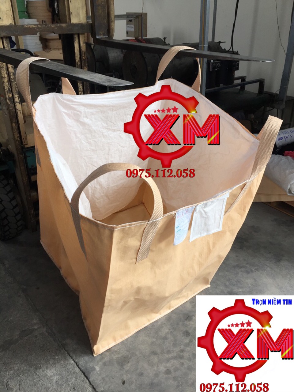 10 bao jumbo cẩu hàng 1 tấn-bao tải jumbo