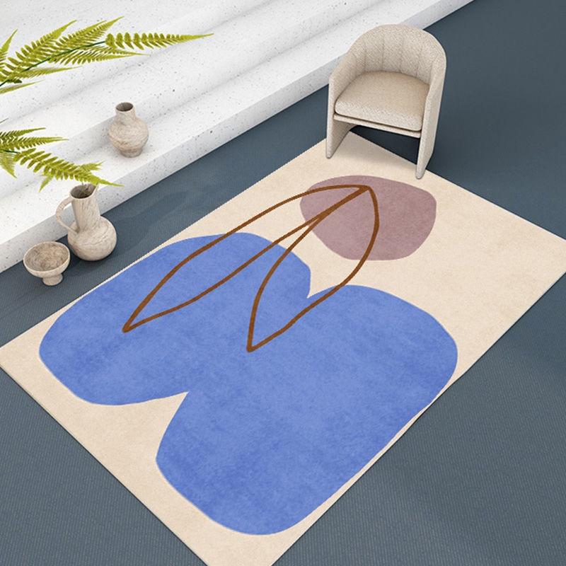 Thảm Lông Dày Trải Sàn Phong Cách Bắc Âu Hiện Đại Đơn Giản