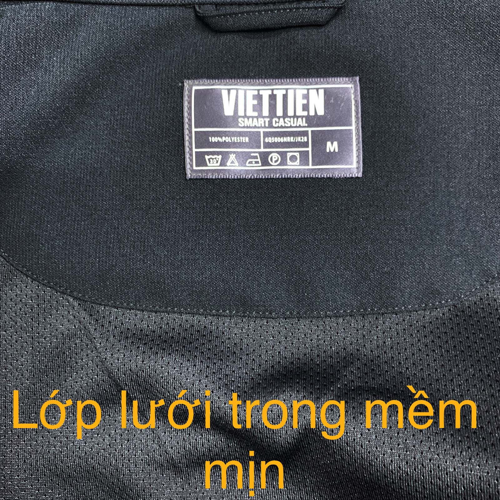 Áo Khoác Việt Tiến Phom mới 6Q5006 Áo Jacket nam Áo khoác 2 lớp Viettien