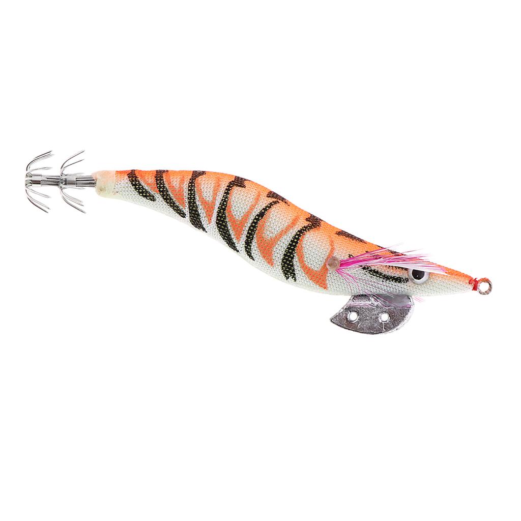 Silicone Simulation Noctilucent Soft Prawn Shrimp Fishing Lure Hook Bait