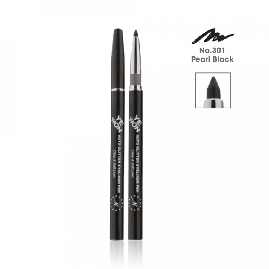 Chì kẻ mí kim tuyến Mira Glitter Auto Eyeliner Pen Hàn Quốc