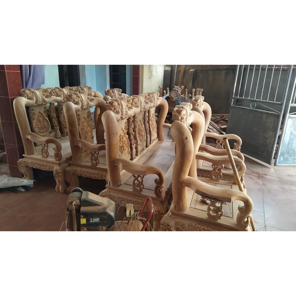 Bộ bàn ghế Minh Quốc Đào gỗ gõ đỏ