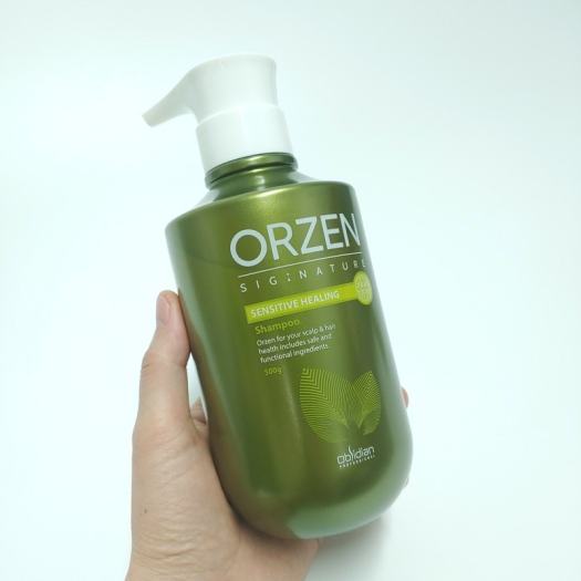 Dầu gội tăng cường sinh trưởng tóc - da khô/nhạy cảm - Sensitive Healing Orzen Shampoo 500gr
