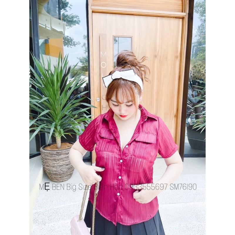 #BIGSIZE SƠ MI SỌC TAY NGẮN