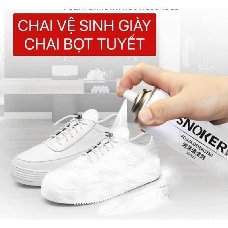 Chai xịt bọt vệ sinh giày dép siêu tốc SNEAKER 300ML