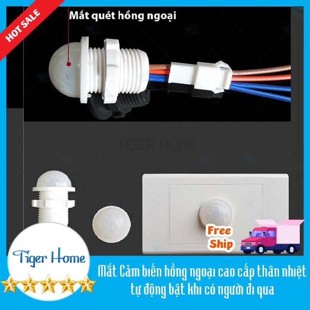 Công tắc cảm biến chuyển động hồng ngoại mini tắt mở đèn tự động