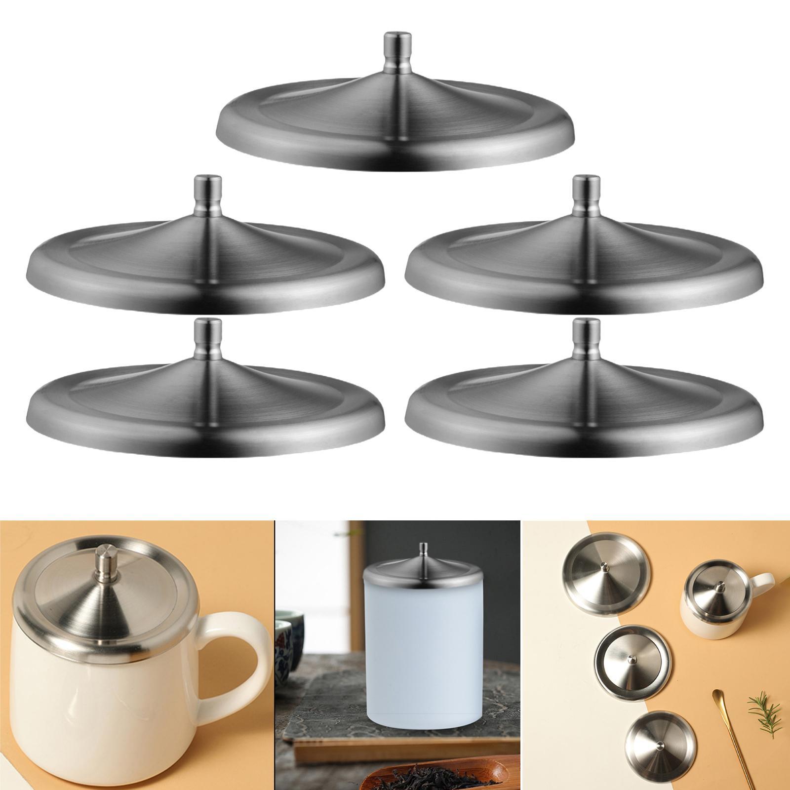 Japanese Style Round Cup Lid Reusable Drink Cup Lids Cup Cover for Drinks