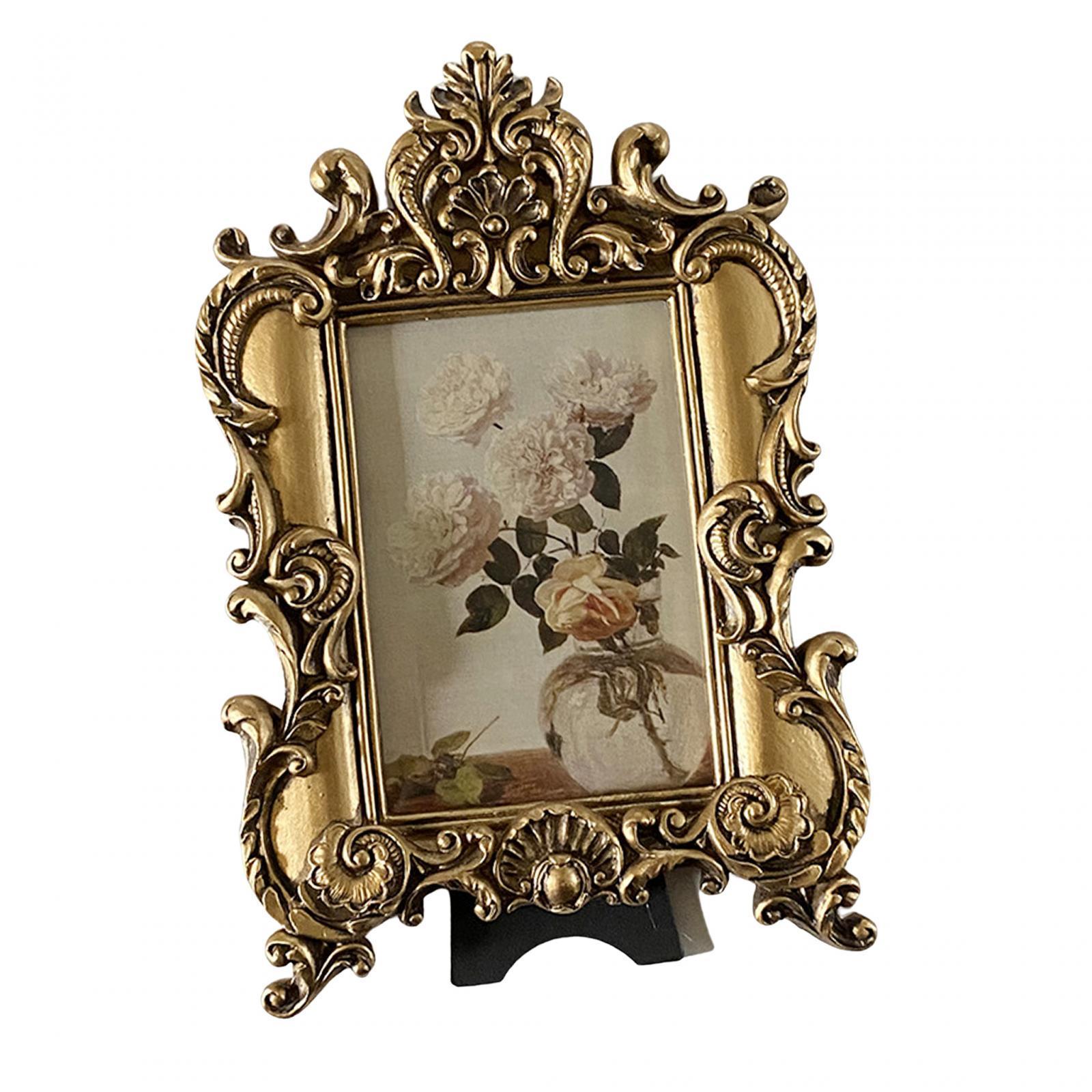 Vintage Style Photo Frame Display Holder Stand Picture Frame for Bedroom