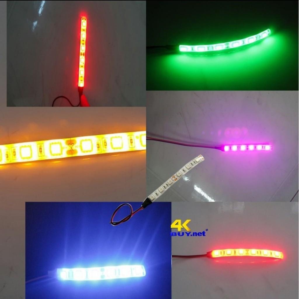 Dây led độ xe máy đổi màu chống nước (combo 2 dây) loại tốt dài 10cm