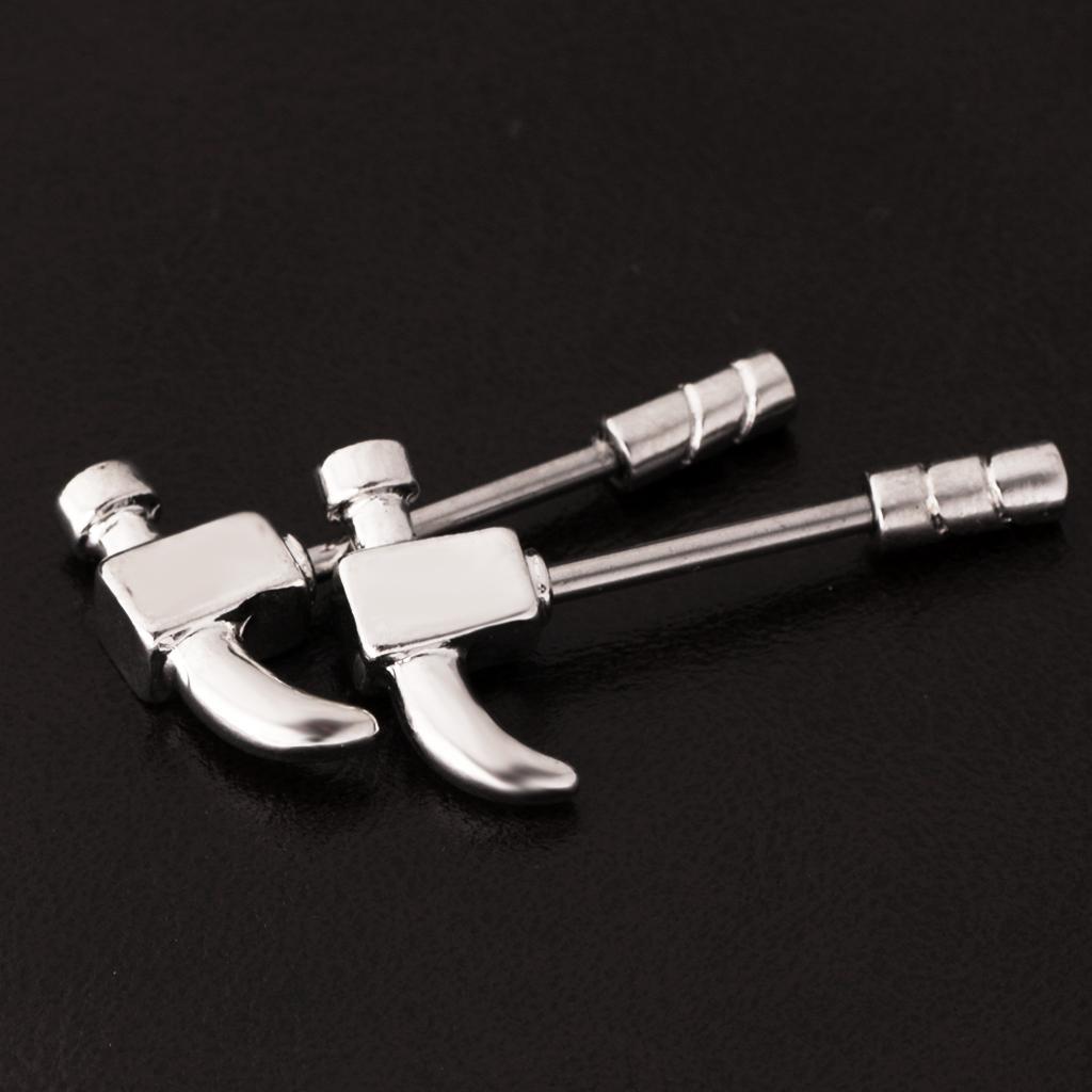 Bar  Barbell Stainless Steel   Jewelry