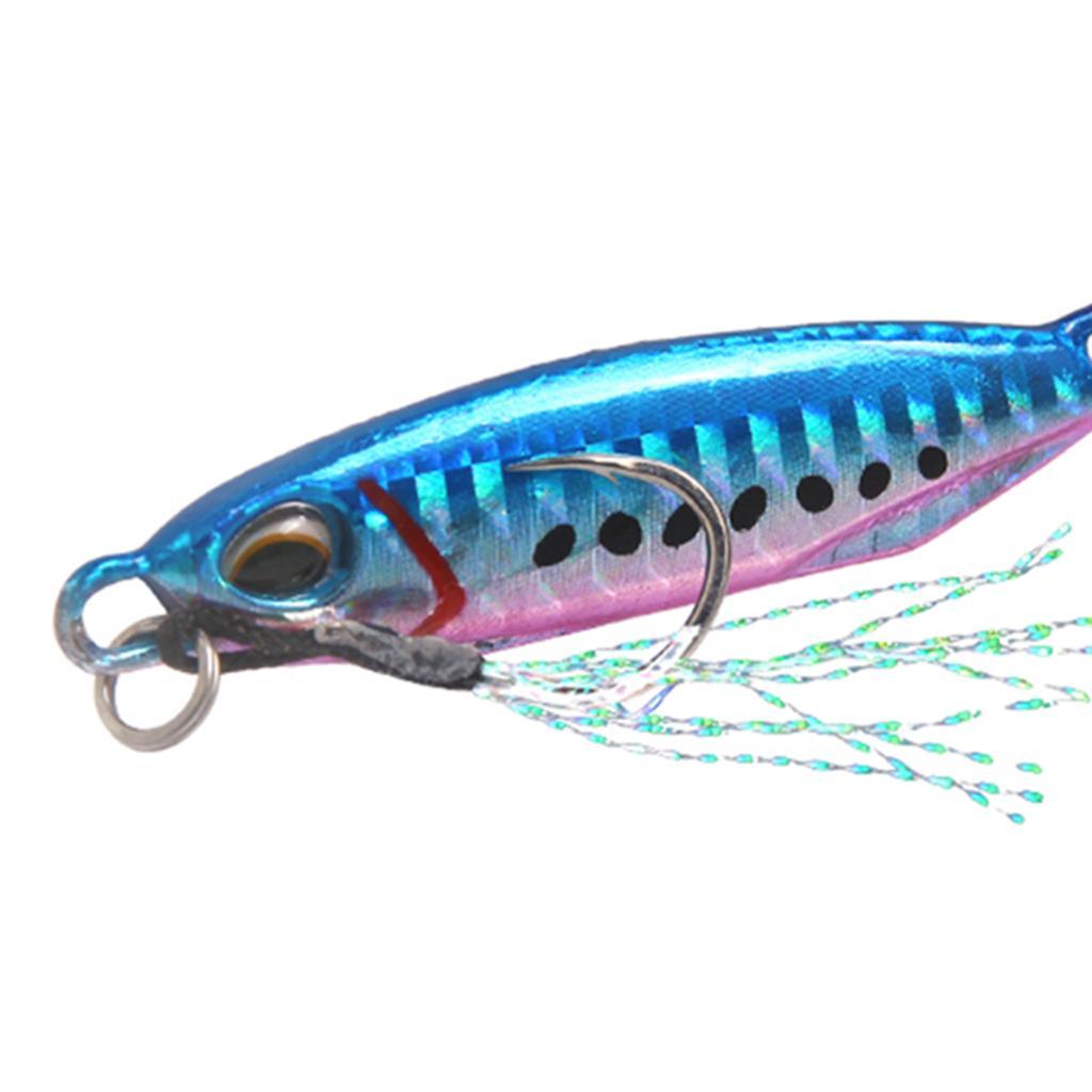 Life-like Metal Hard Jigging Lead Fish 16g 5cm Minnow Fishing Lure 3D Eyes