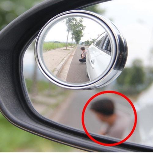 Gương cầu lồi ô tô tráng bạc xoay 360 độ