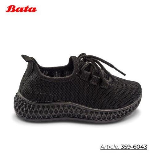 Giày sneaker trẻ em Thương hiệu Bata màu đen 359-6043