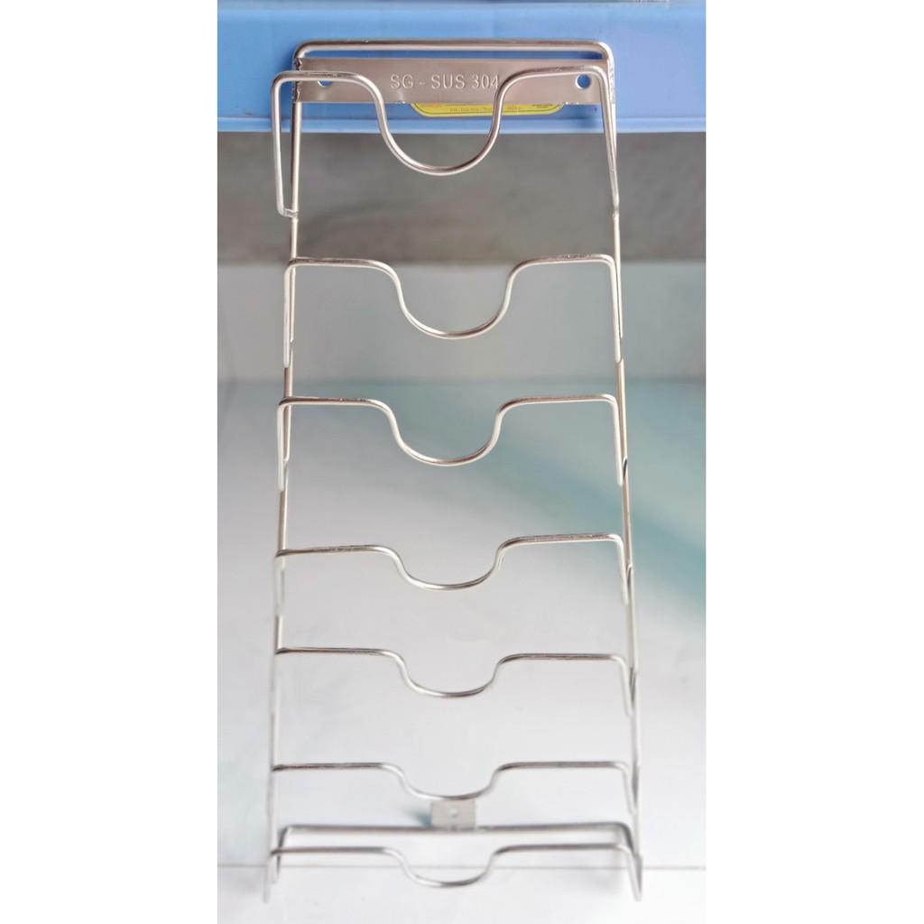 Giá cài vung xoong nồi inox sus 304