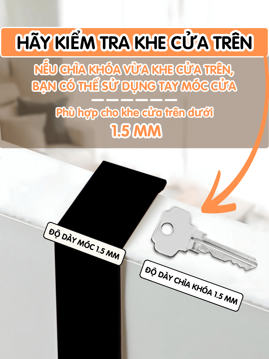 Móc treo cửa Dola Home móc cửa thông minh kim loại sơn cao cấp để túi xách, quần áo, tai nghe không cần khoan tường
