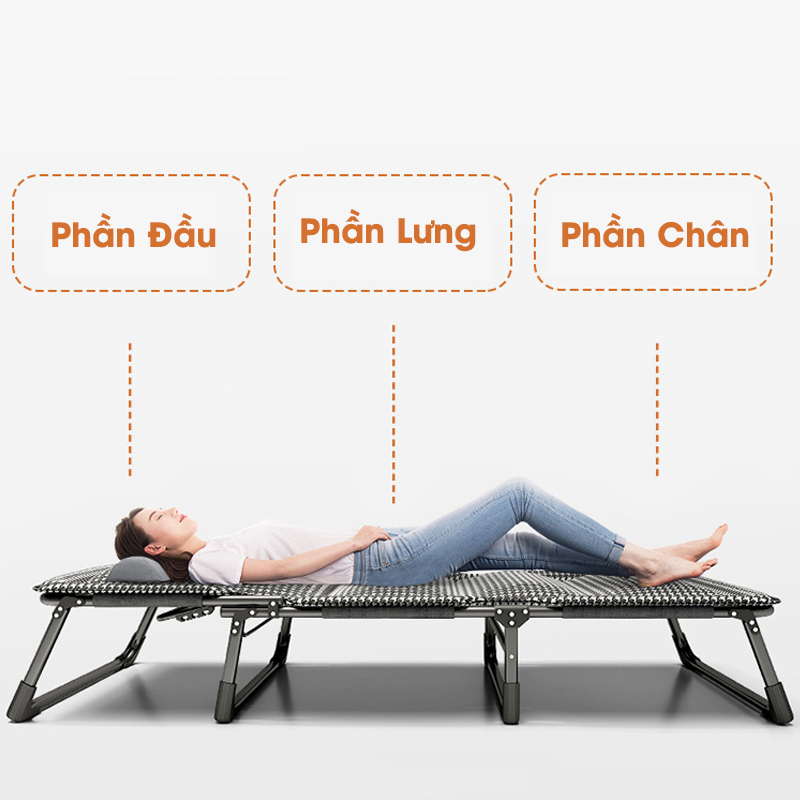 Giường Ngủ Gấp Gọn Văn Phòng Và Gia Đình Thông Minh PH22911 Giường Đơn Xếp Đa Năng Gấp Gọn Hiện Đại - Hàng Chính Hãng