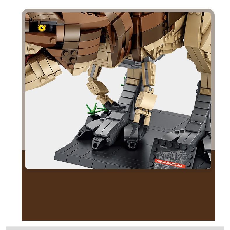 Đồ chơi lắp ráp Khủng long bạo chúa T-rex - Panlos 611001 T-Rex Dinosaur - 1813 Mảnh ghép