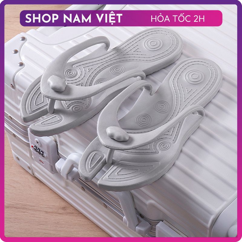 Dép Gấp EVA Siêu Nhẹ Đi Du Lịch, Đi Biển Chống Trơn Trượt