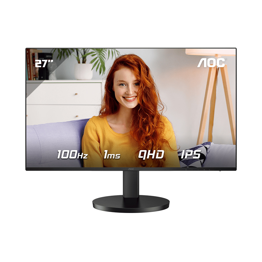 Màn Hình AOC Q27B3CF2/74 27 inch ( QHD/IPS/100Hz/1ms/USB-C ) - Hàng Chính Hãng