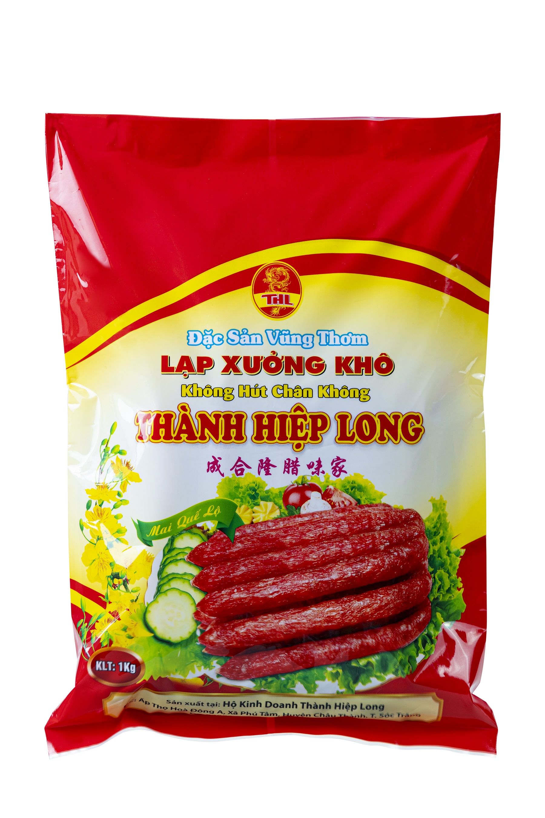 Lạp xưởng khô Mai Quế Lộ Sóc Trăng - Bao bì 1kg