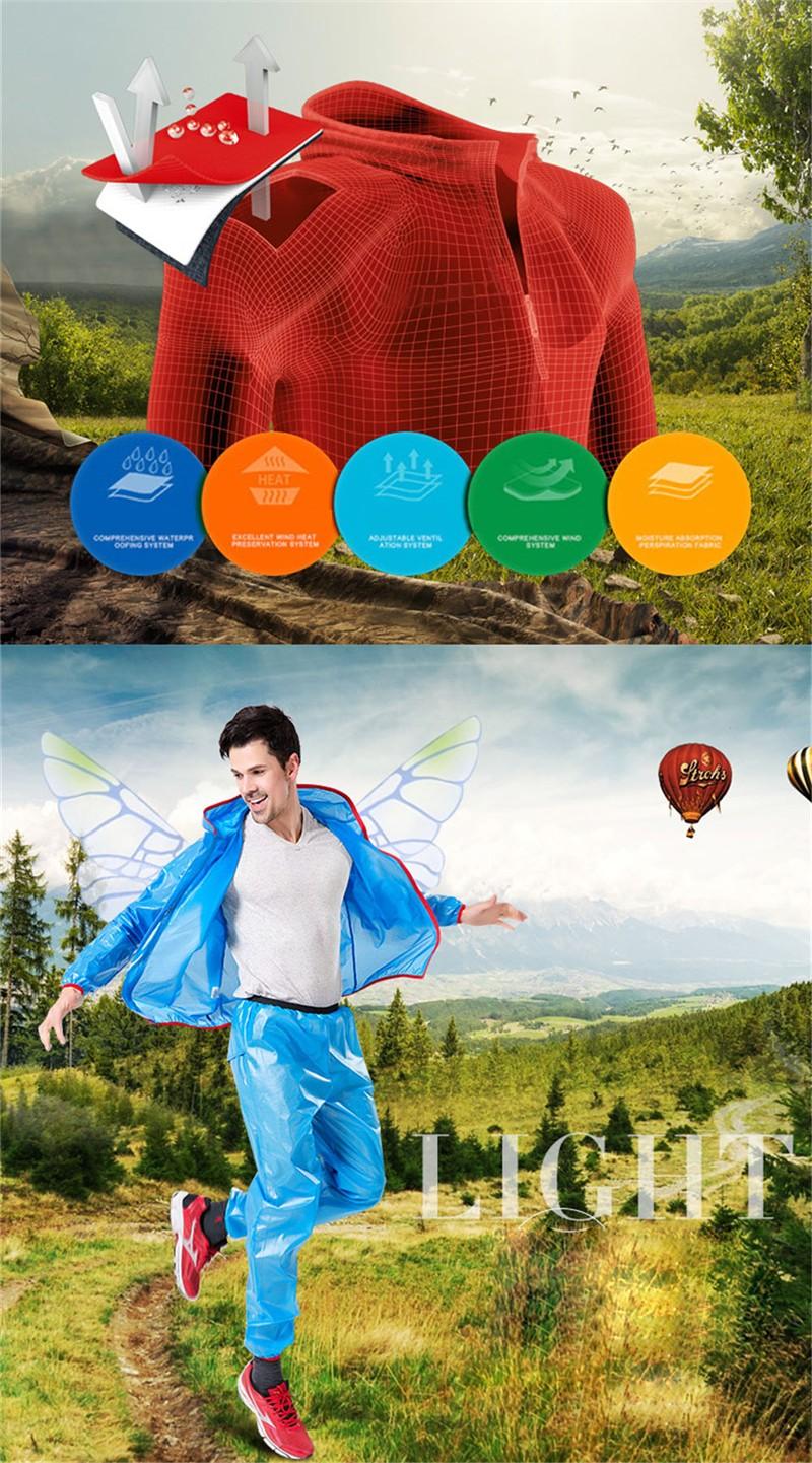TÂY ĐI XE ĐẠP Đi Xe Đạp Áo Chống Gió Chống Nước Áo Mưa Xe Đạp Áo Khoác Nhanh Khô Áo Ciclismo MTB Quần Áo Áo Mưa Đi Xe Đạp Color: White coat Size: M