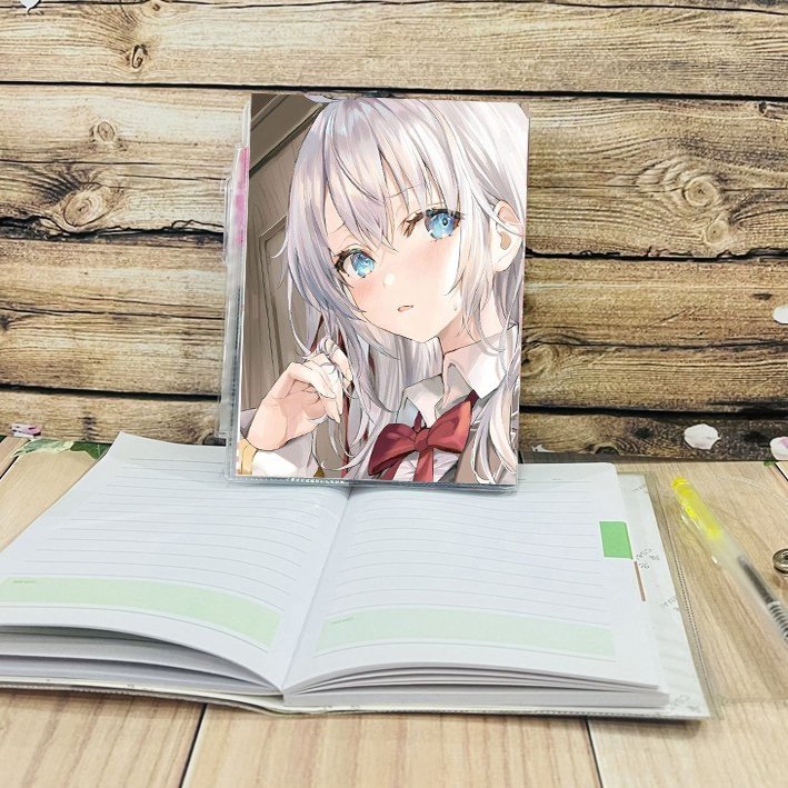 Sổ tay kèm bút Light Novel Arya-San bàn bên thi thoảng lại thả thính tôi bằng tiếng nga/ Sổ viết light novel Arya-san