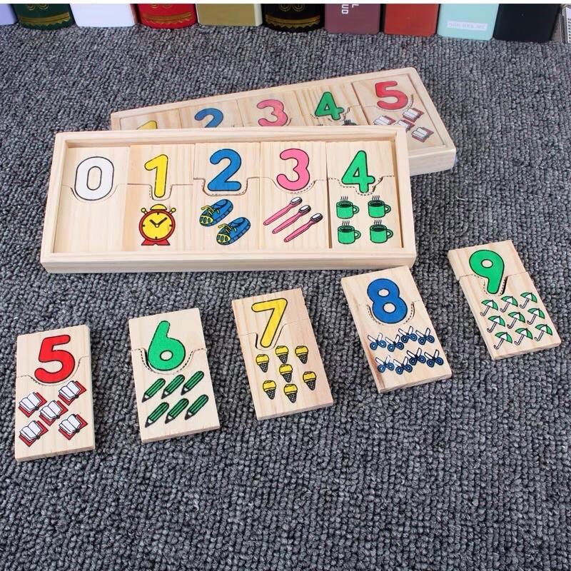 Bộ SỐ GHÉP HÌNH MONTESSORI