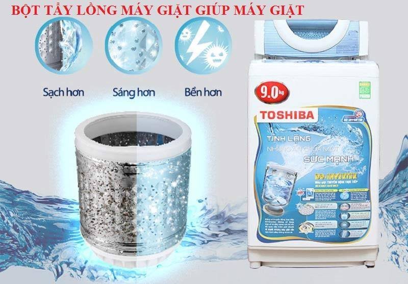 Combo 2 Bột Tẩy Vệ Sinh Lồng Máy Giặt Homes Queen (400g / Túi)