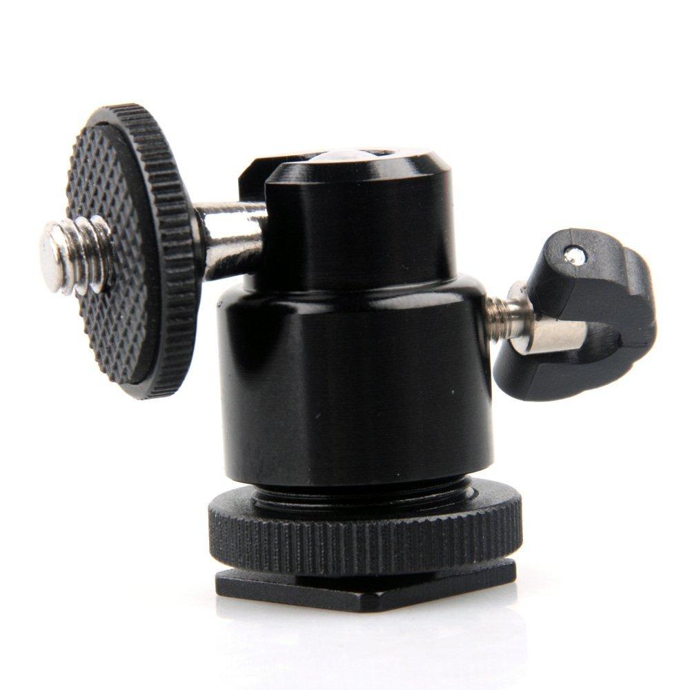 1/4'' Mini Smart Ball Head Bracket/Holder/Mount fr Camera Tripod Hot Shoe