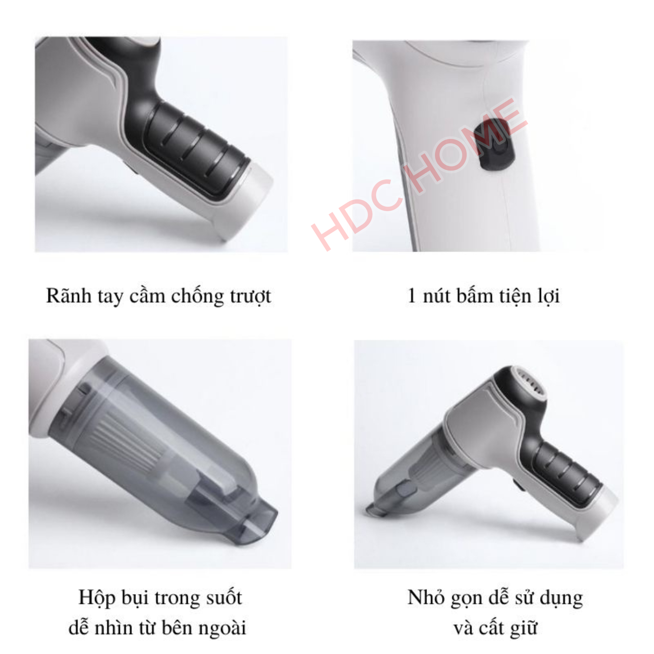 Máy Hút, Thổi Bụi Cầm Tay Mini Bản Nâng Cấp, Máy Hút Bụi Giường Nệm, Ô Tô, Máy Tính - Hàng Chính Hãng