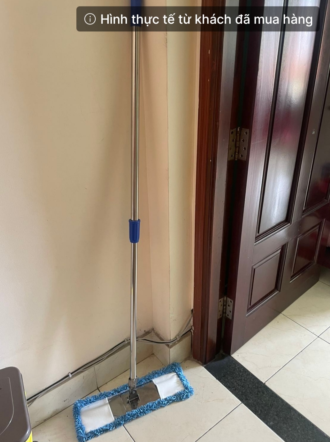 Cây Lau Nhà Inox Bẹ San Hô, Bảng Dài 50cm/ 60 cm, Có Tăng Đơ Dùng Trong Công Nghiệp