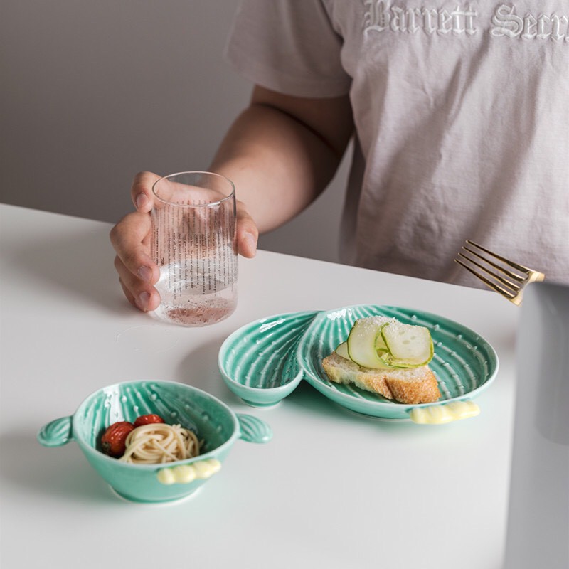Chén bát sứ hình xương rồng