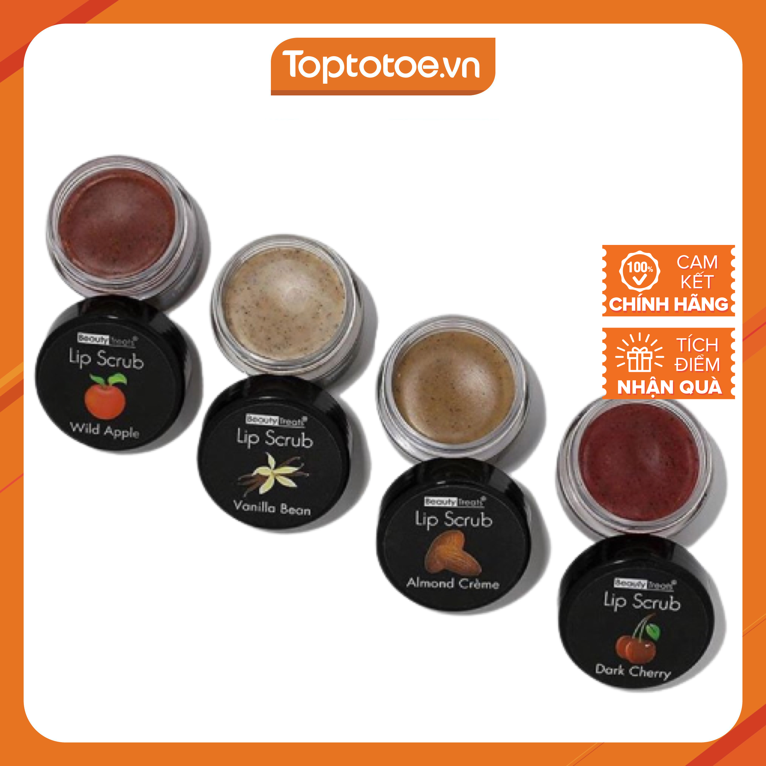 Tẩy Tế Bào Chết Môi Beauty Treats Lip Scrub 10.5g