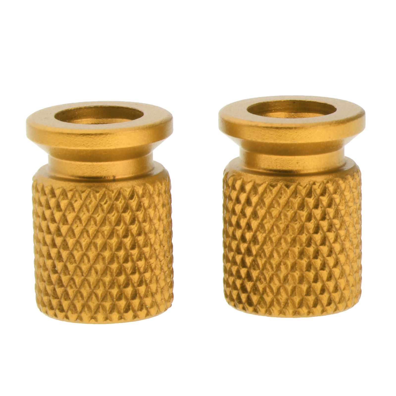 2 Pieces Car Motorcycle Tire Stem Valve Caps Aluminium Alloy Wheel Valve Covers Dustproof