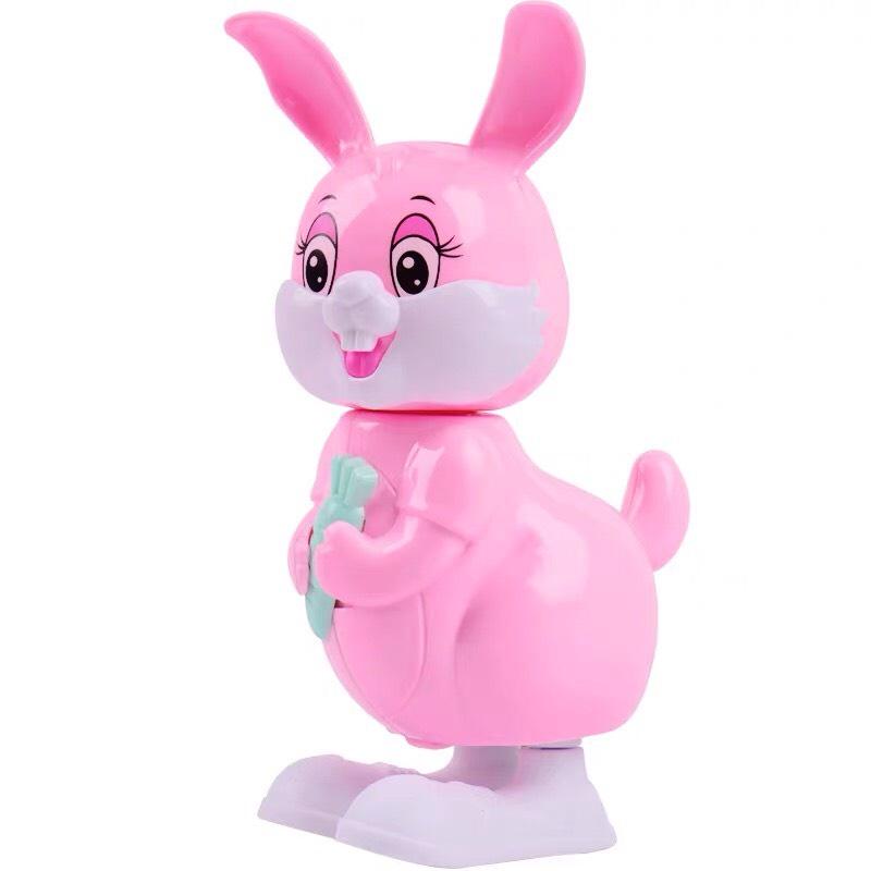 Đồ Chơi Cho Bé Đồ Chơi Chạy Cót Thỏ Nhún Nhảy, Đầu Xoay 360 Độ Cho Bé Thỏa Sức Vui Chơi, Kích Thích Vận Động